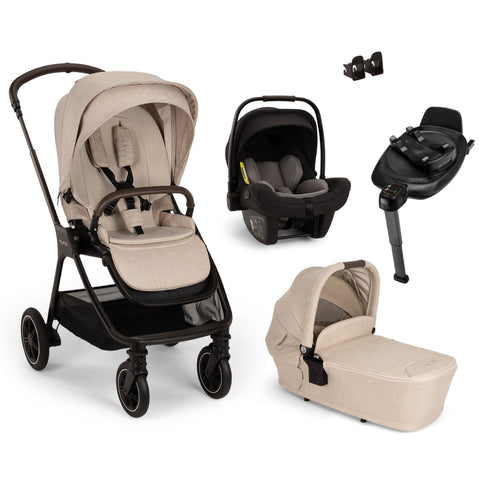 Nuna Triv Next Generation Pipa Bundle - Biscotti