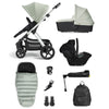 Silver Cross Tide Travel System and Accessory Bundle - Sage/Silver