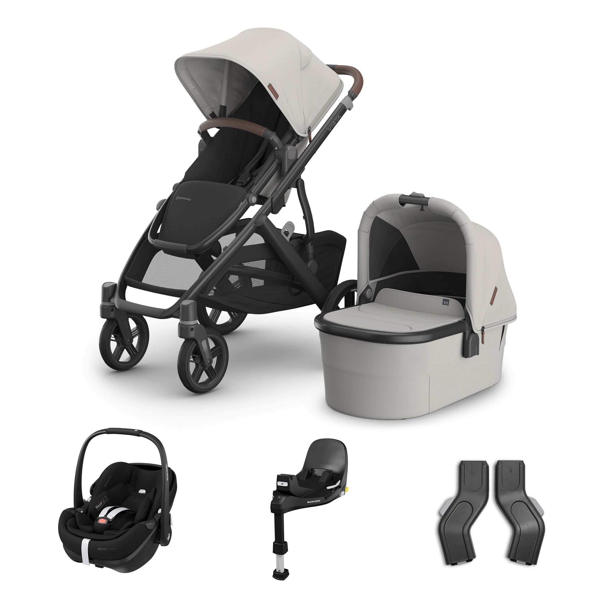 maxi cosi compatible with uppababy vista Uppababy Vista V3 Travel System Bundle with Maxi Cosi Pebble 360 Pro V – Bumpstart Baby Shop