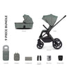 Venicci Upline 2 Pram and Accessory Bundle - Aloe