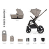 Venicci Upline 2 Pram and Accessory Bundle - Taupe