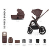 Venicci Upline 2 SE Pram and Accessory Bundle - Burgundy
