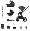 Venicci Claro 3-in-1 Travel System and Accessory Bundle - Forest Green