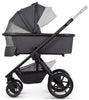 Venicci Tinum Edge 9 Piece Pram & Accessory Bundle - Charcoal