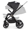 Venicci Upline 2 Complete Pram, Accessory and Travel System Bundle - All Black
