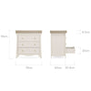 CuddleCo Clara 2 Piece Furniture Set - Cashmere & Ash