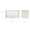 CuddleCo Clara Cotbed - Cashmere & Ash