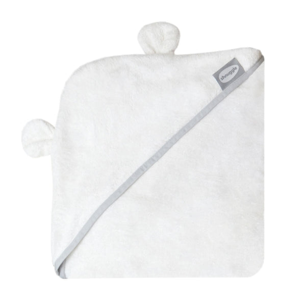 Shnuggle Wearable Hooded Baby Towel - White