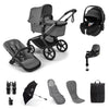 Bugaboo Fox 5 Renew & Maxi Cosi Pebble 360 Pro 2 Ultimate Newborn Bundle - Graphite/Moon Grey