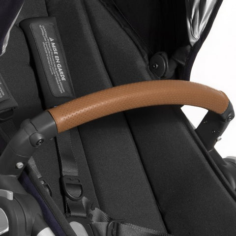 Uppababay Leather Bumper Bar Cover - Saddle