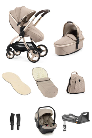 Egg 3 Luxury Travel System - Feather