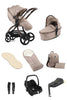 Egg 3 Luxury Travel System - Special Edition Houndstooth Almond