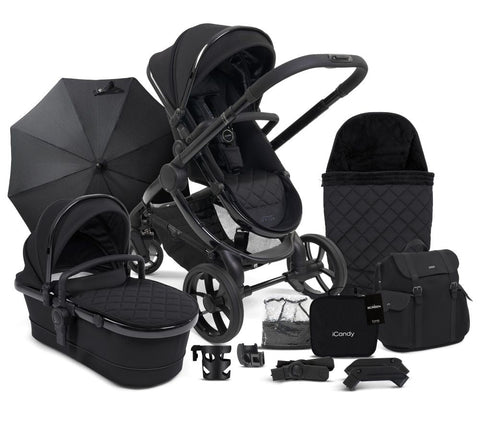 iCandy Peach 7 & Cocoon Complete Travel System and Accessory Bundle - Designer Collection Cerium