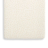 Little Green Sheep Organic Crib Fitted Sheet - Linen Rice