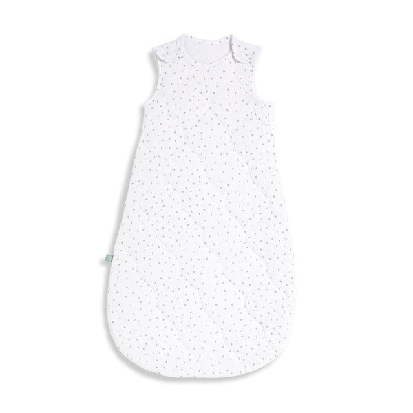 Little Green Sheep Organic Baby Sleeping Bag 2.5 Tog - White Rice