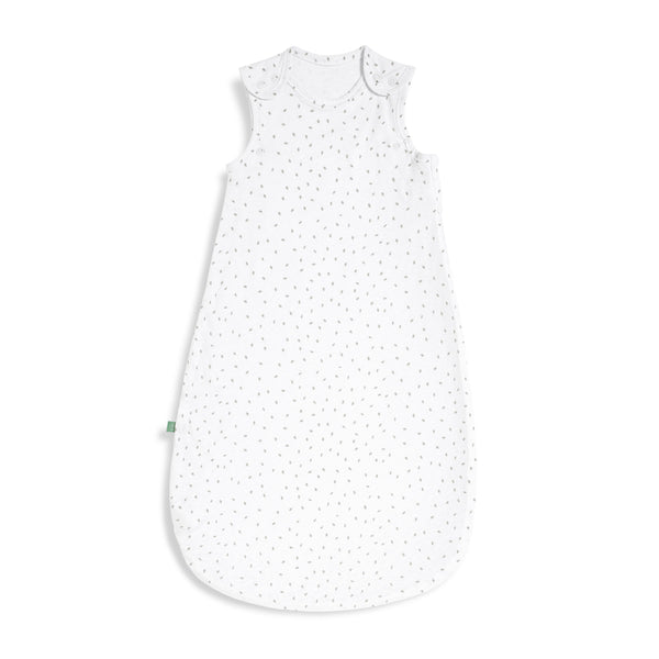 Little Green Sheep Organic Baby Sleeping Bag 1.0 Tog - White Rice