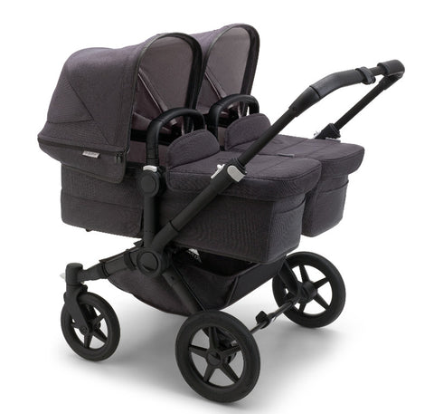 Bugaboo Donkey 5 Mineral Collection Twin - Black/Washed Black Complete