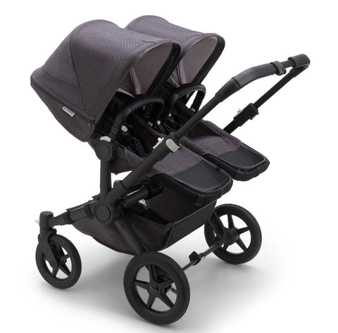 Bugaboo Donkey 5 Mineral Collection Twin - Black/Washed Black Complete