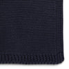 Little Green Sheep Organic Knitted Cellular Blanket - Midnight