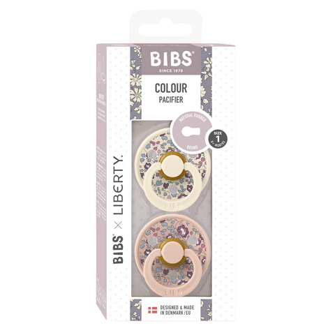 BIBS x LIBERTY Colour Pacifiers Pack of 2 - Eloise Blush Mix