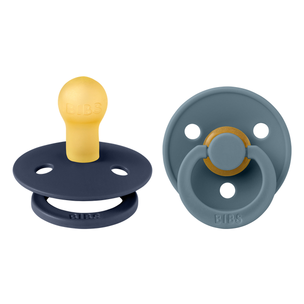 Bibs Colour Pacifiers Pack of 2 - Deep Space/Petrol