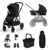 Cybex Gazelle S Toddler/Newborn Essential Bundle - Moon Black