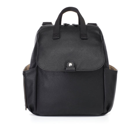Babymel Robyn Convertible Backpack Vegan Leather - Black