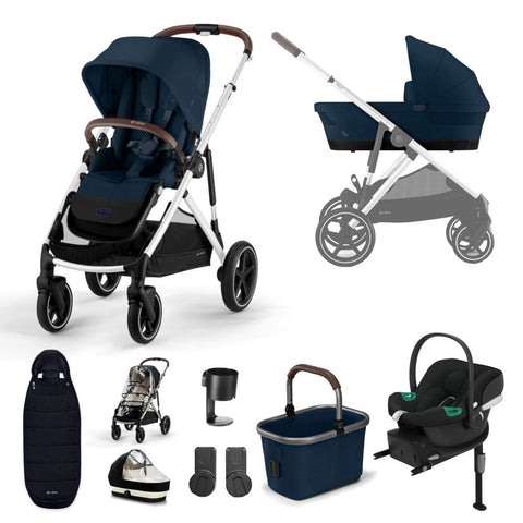 Cybex Gazelle S Comfort Travel System Bundle - Ocean Blue