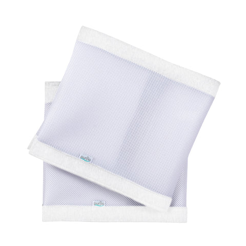 Purflo Breathable Cot Bumper - Soft White