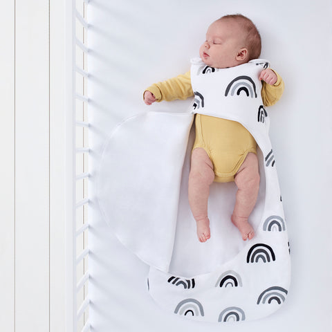 SnuzPouch Baby Sleeping Bag - Mono Rainbow