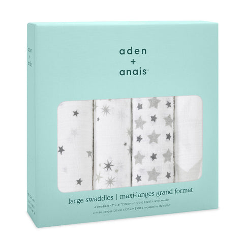 Aden + Anais 4pk Classic Swaddles - Twinkle