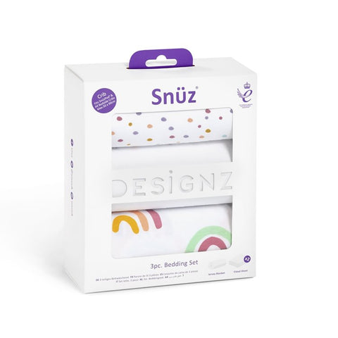 Snuz Crib Bedding Set - Colour Rainbow