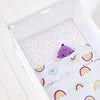 Snuz Crib Set of 2 Fitted Sheets - Colour Rainbow