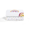 Snuz Crib Set of 2 Fitted Sheets - Colour Rainbow