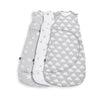 SnuzPouch Baby Sleeping Bag - White Stars