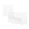 CuddleCo Clara 2 Piece Nursery Furniture Set - White
