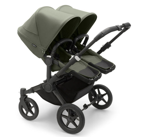 Bugaboo Donkey 5 Twin - Black/Forest Green Complete