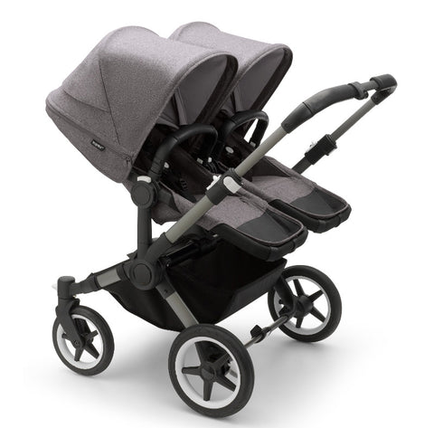 Bugaboo Donkey 5 Twin - Graphite/Grey Melange Complete