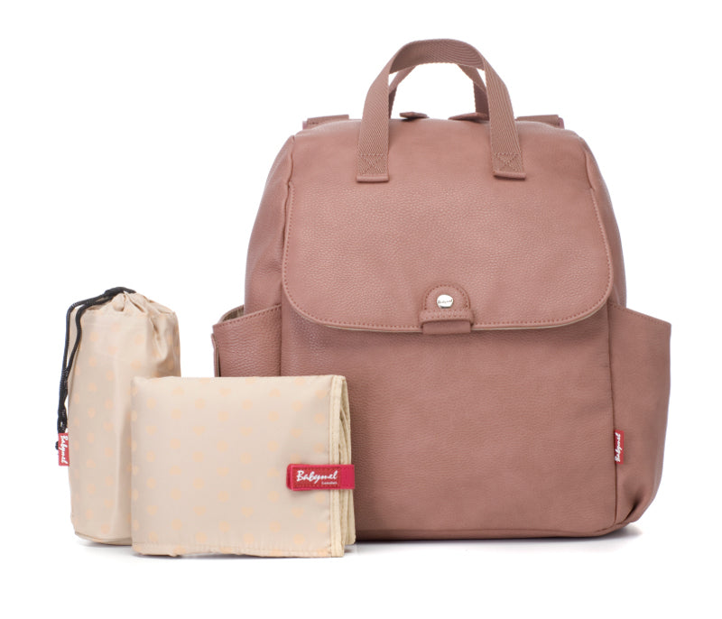Faux leather convertible backpack on sale