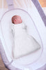 Purflo Swaddle to Sleep Bag Lightweight - Minimal Grey