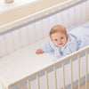 Purflo Breathable Cot Bumper - Cloud Grey