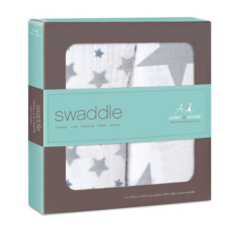 Aden + Anais 2pk Classic Swaddles - Twinkle
