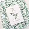 The Gilded Bird Cot/Cotbed Organic Cotton Fitted Sheet - Lovely Leaves Green