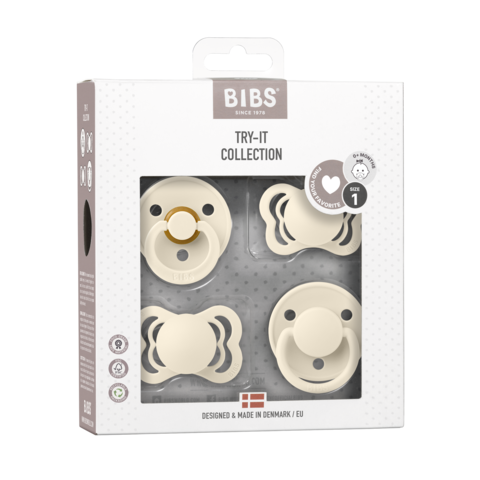 Bibs Pacifiers Try It Collection - Ivory