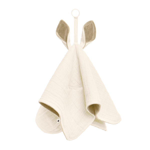 Bibs Cuddle Cloth Kangaroo - Ivory