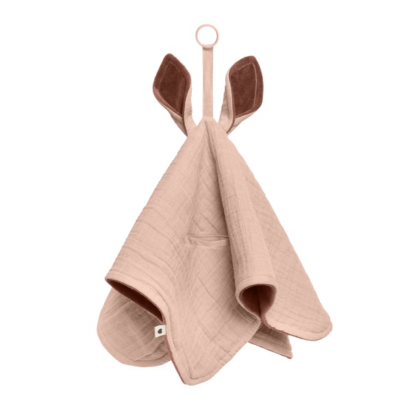 Bibs Cuddle Cloth Kangaroo - Blush