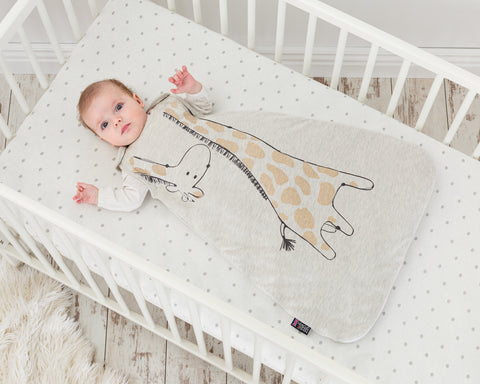 Bizzi Growin Baby Sleeping Bag 2.5 Tog - Gilbert Giraffe