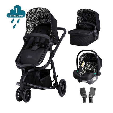 Cosatto Giggle 3 in 1 iSize Bundle - Silhouette