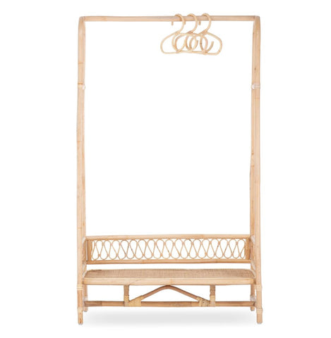 CuddleCo Aria Clothes Rail - Rattan