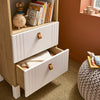 CuddleCo Rafi 4 Piece Furniture Set - Oak & White